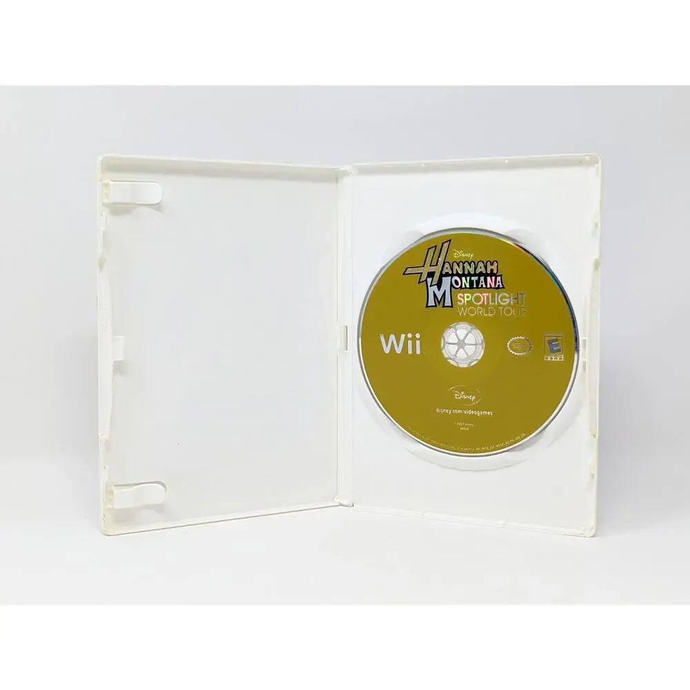 Disney Hannah Montana Spotlight World Tour Nintendo Wii No Manual Tested